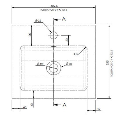 Fairford Union 400mm Full Depth Basin