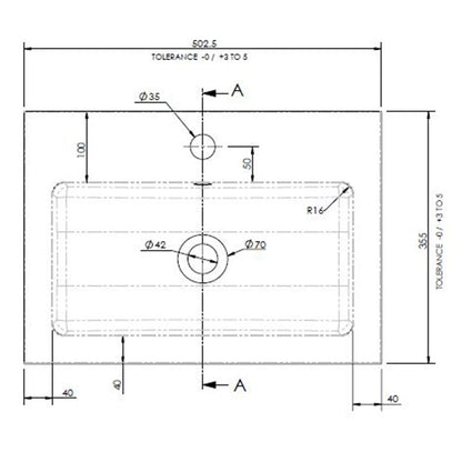 Fairford Union 500mm Full Depth Basin