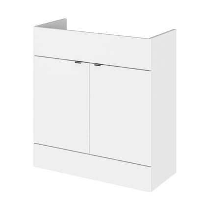Fairford Union 800mm Full Depth White Vanity Unit