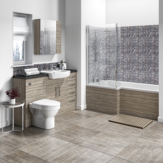Fairford Union 800mm Full Depth Drift Wood Vanity Unit