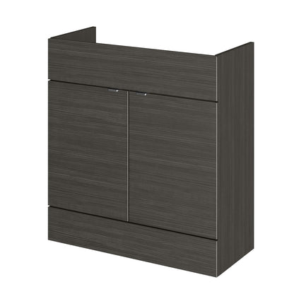 Fairford Union 800mm Full Depth Black Vanity Unit