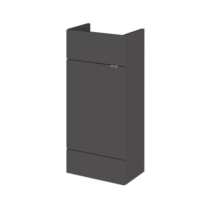 Fairford Union 400mm Slimline Grey Gloss Vanity Unit