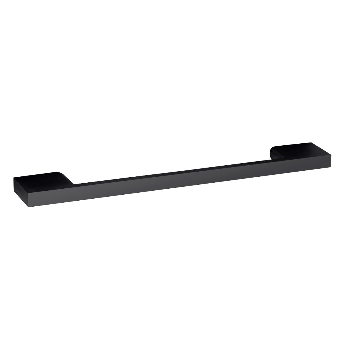 Slimline Square Handle, Matt Black, 160mm Centres
