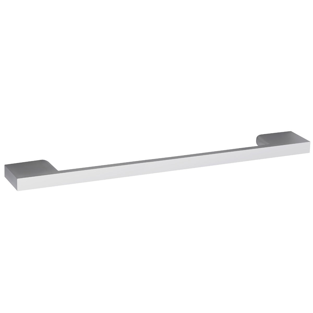 Slimline Square Handle, Chrome, 192mm Centres