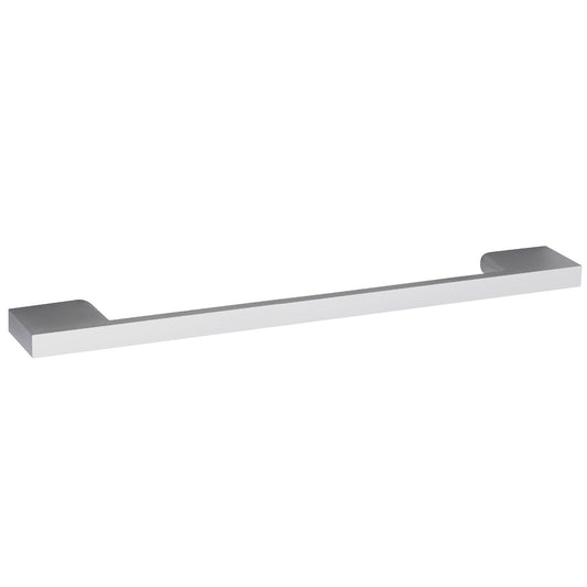 Slimline Square Handle, Chrome, 192mm Centres