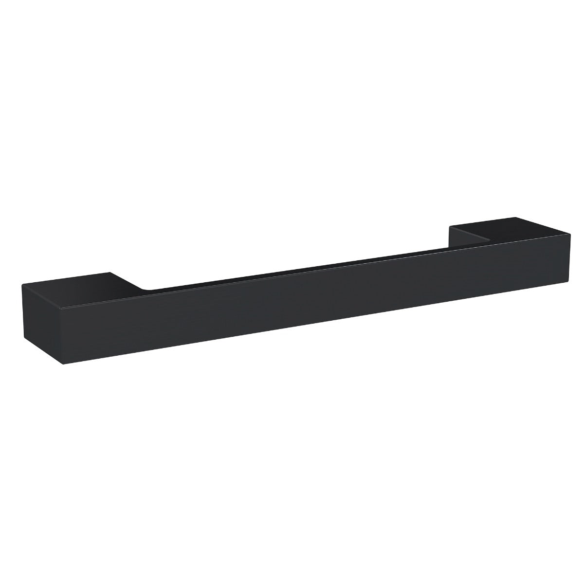 Square Handle, Matt Black, 128mm Centres