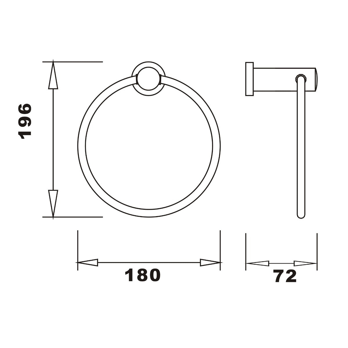 Fairford Riena Towel Ring