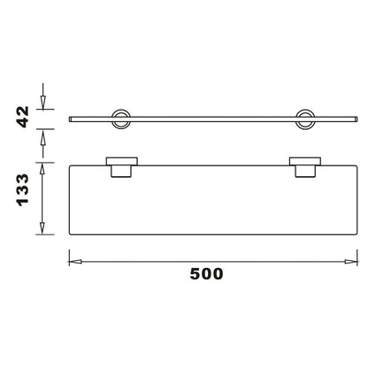 Fairford Riena Glass Shelf
