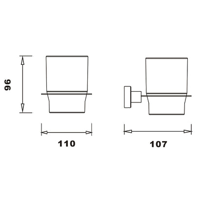 Fairford Cove Tumbler Holder and Cup