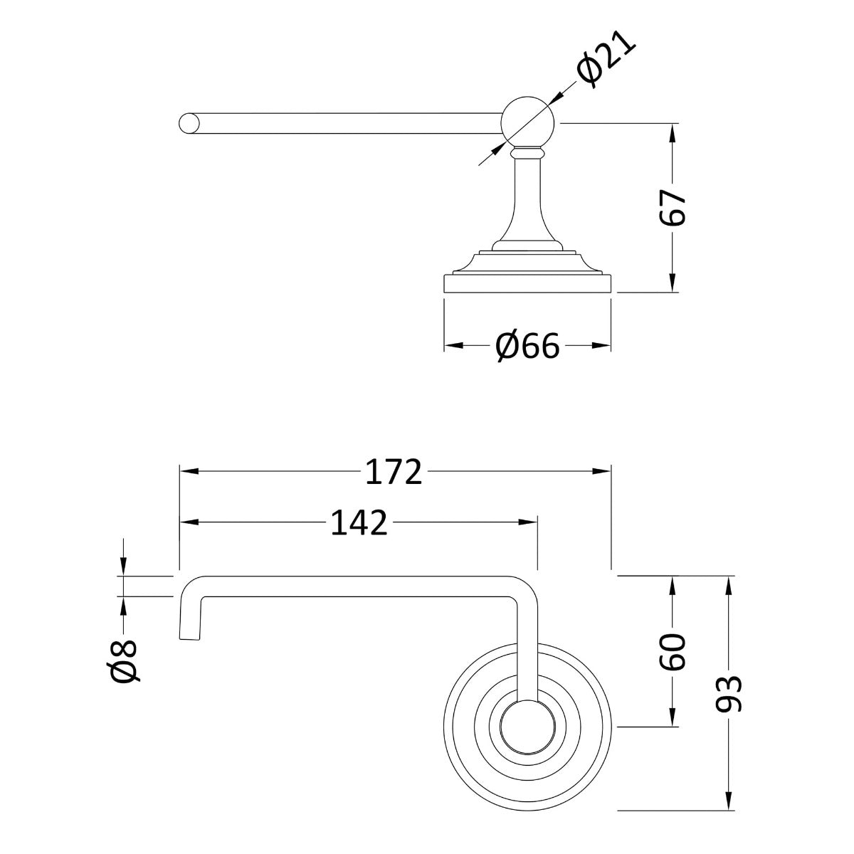 Fairford Wincheter Robe Hook