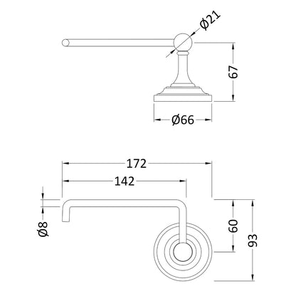 Fairford Wincheter Robe Hook