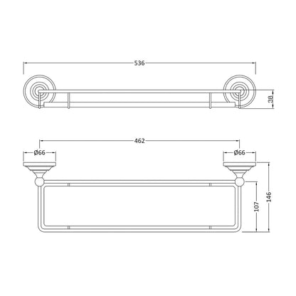 Fairford Wincheter Glass Shelf
