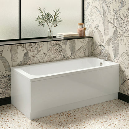 1700 x 700mm Steel Bath, 2TH