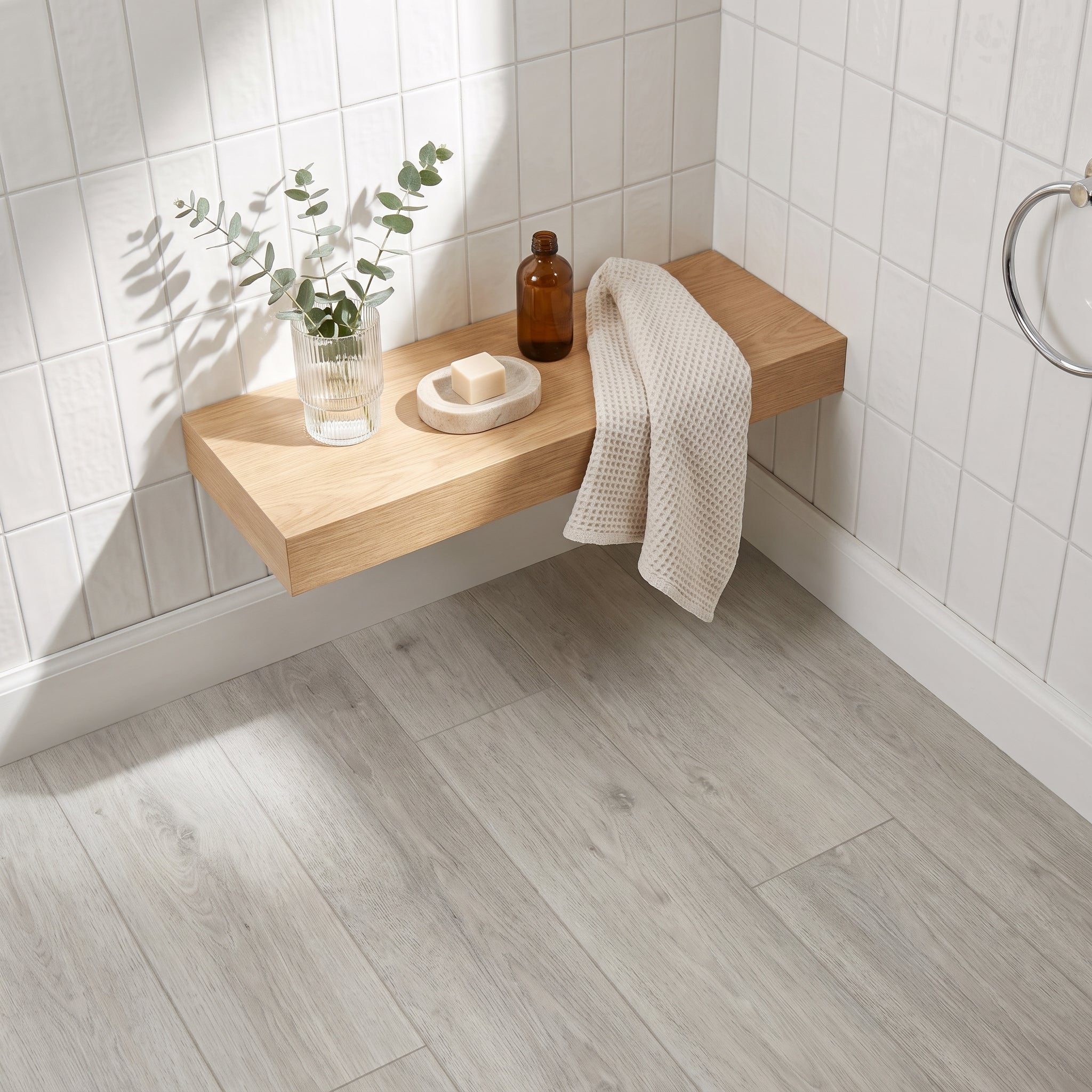 Rivato Canadian Grey 1220 x 183mm Solidcore Waterproof Click
