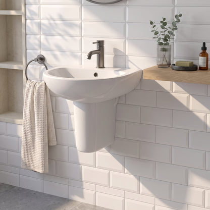 Fairford Tiene Basin with Semi Pedestal