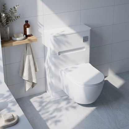 Fairford Rox 550mm Satin White WC Unit