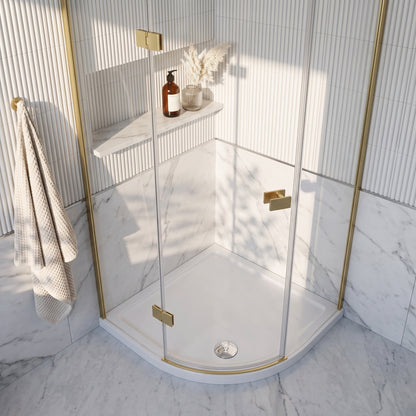 Fairford 1000 x 900mm Offset Quadrant, LH Shower Tray