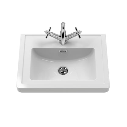Fairford Juliette 500mm Fern Green 1 Tap Hole Floorstanding Vanity Unit
