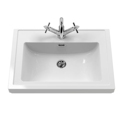 Fairford Juliette 600mm Indigo Blue 1 Tap Hole Floorstanding Vanity Unit