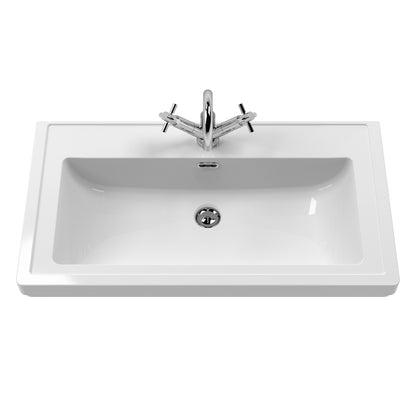 Fairford Juliette 800mm Cool Grey 1 Tap Hole Floorstanding Vanity Unit