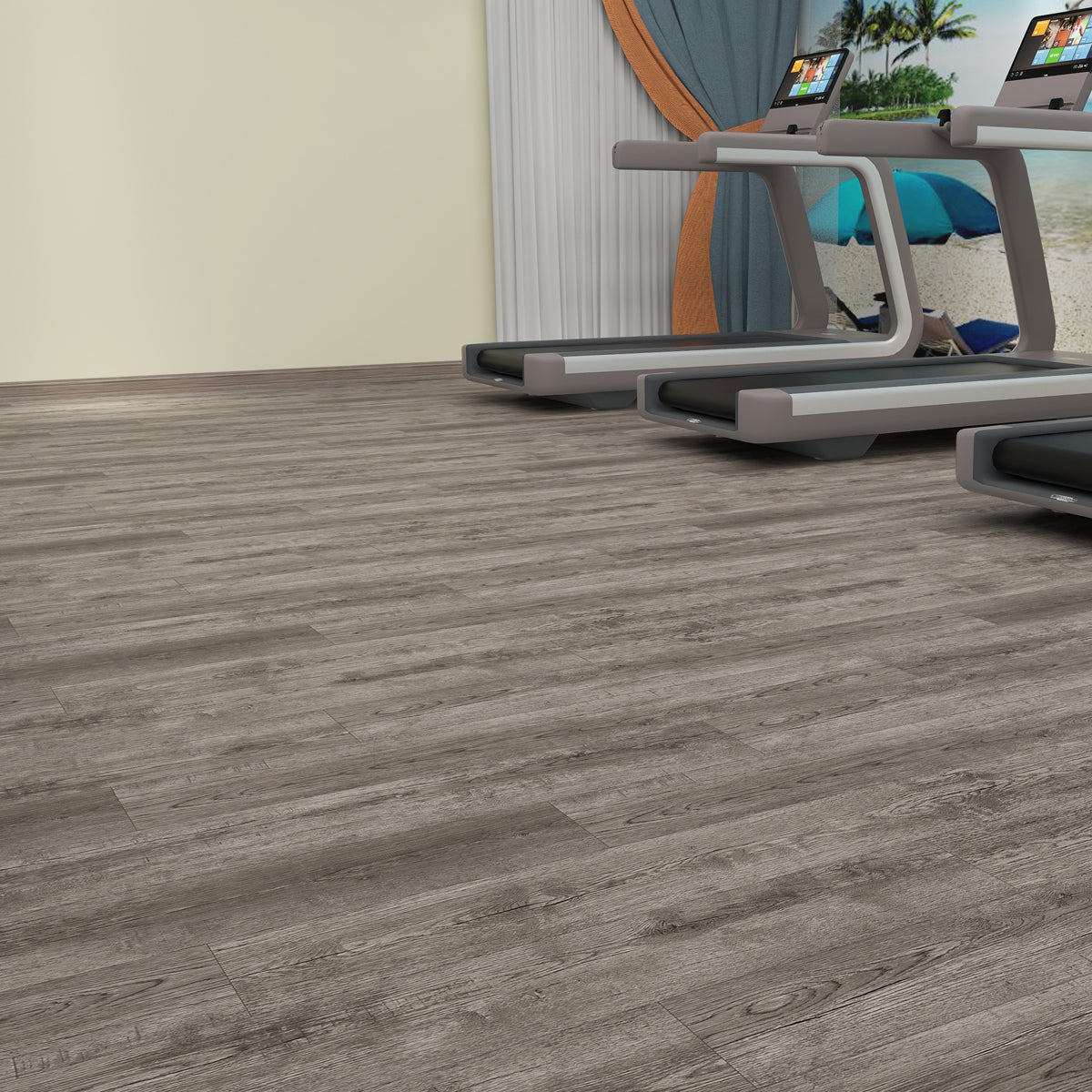 Rivato Norman Slate 1220 x 183mm Solidcore Waterproof Click Flooring Planks (Pack of 8) - 1.79m Per Pack