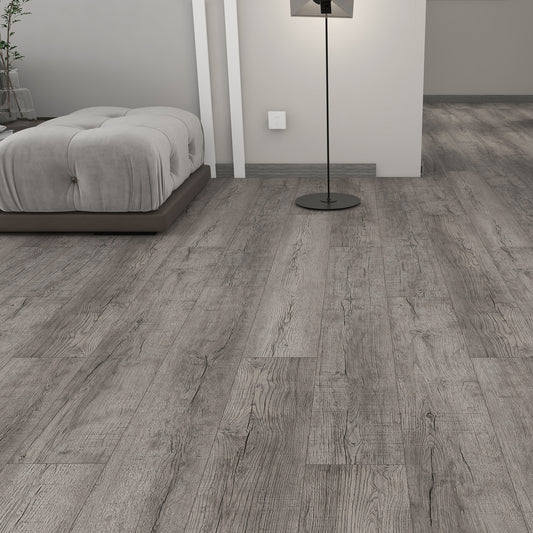 Rivato Grey Oak 1220 x 183mm Solidcore Waterproof Click Flooring Planks (Pack of 8) - 1.79m Per Pack