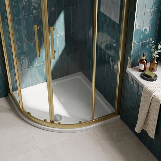 Fairford 1200 x 900mm Antislip RH Offset Quadrant Shower Tray