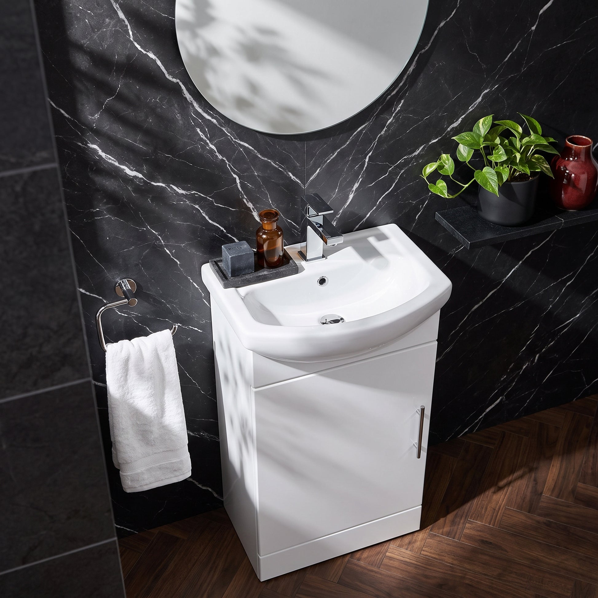Fairford Opto 420mm Cabinet and Basin - 290mm Deep