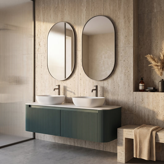 Fairford Velaro Gunmetal 500 x 800mm Mirror