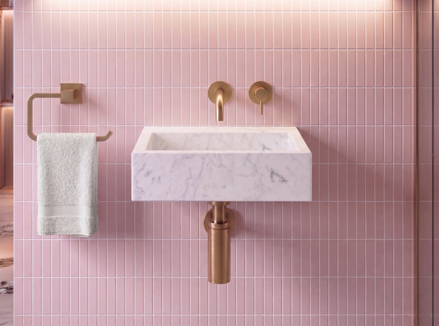 300 x 250mm 0 Tap Hole Wall Hung Basin