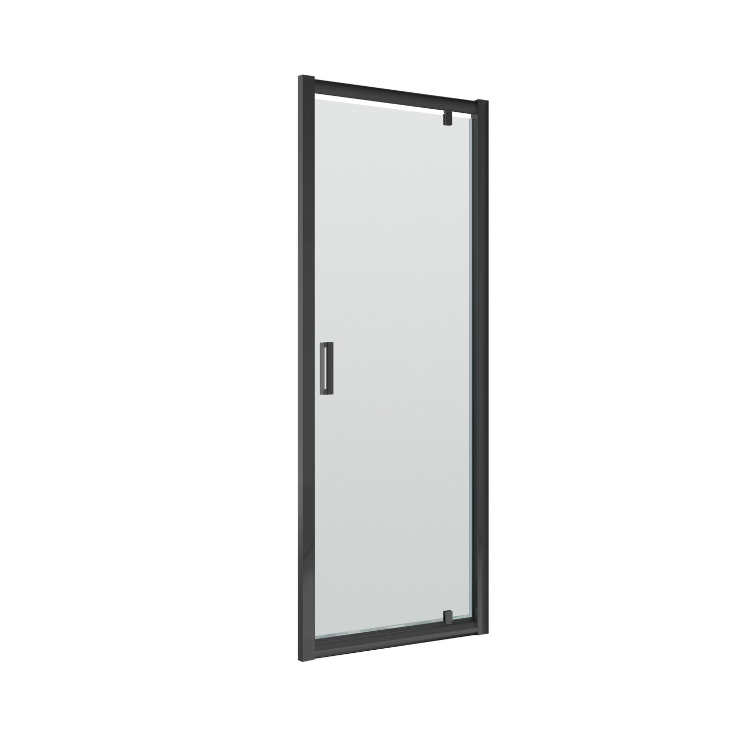 Fairford 6mm, 760mm Matt Black Pivot Shower Door
