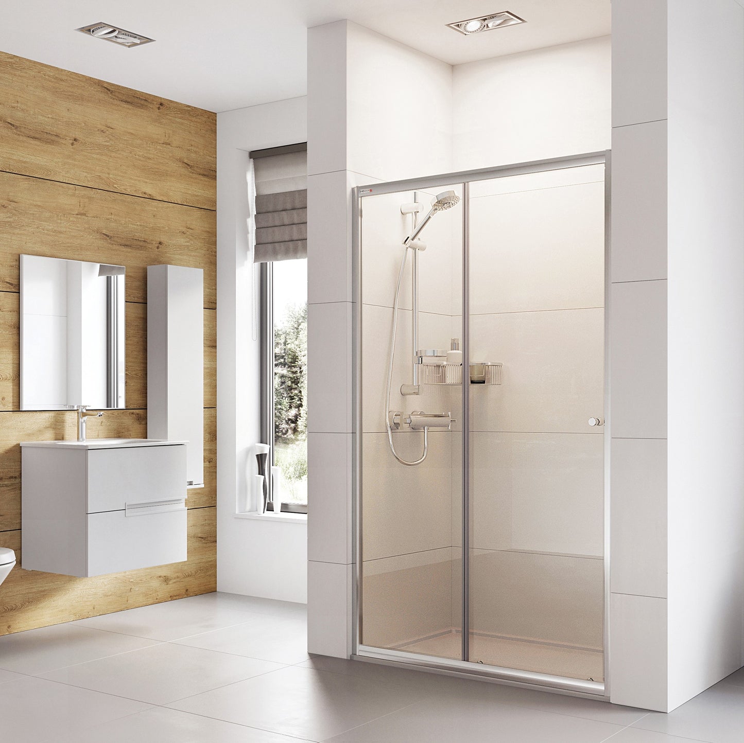 Fairford Pro 6mm, 1000mm Sliding Shower Door