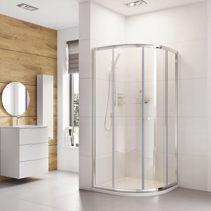 Fairford Pro 6mm, 800mm x 800mm Quadrant Shower Enclosure