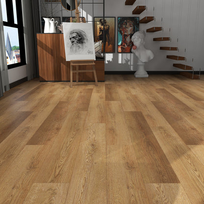 Rivato Country Oak 1220 x 183mm Solidcore Waterproof Click Flooring Planks (Pack of 8) - 1.79m Per Pack