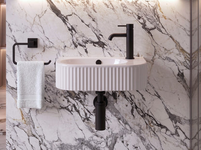 400mm Fluted Wall Hung Basin