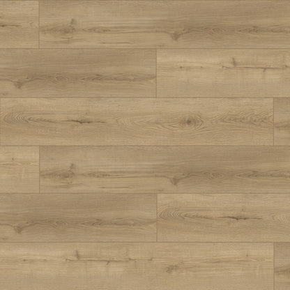 Rivato Natural Oak 1220 x 183mm Solidcore Waterproof Click Flooring Planks (Pack of 8) - 1.79m Per Pack
