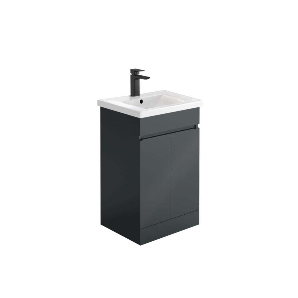 Fairford Resonance 500mm Anthracite Floorstanding Vanity Unit