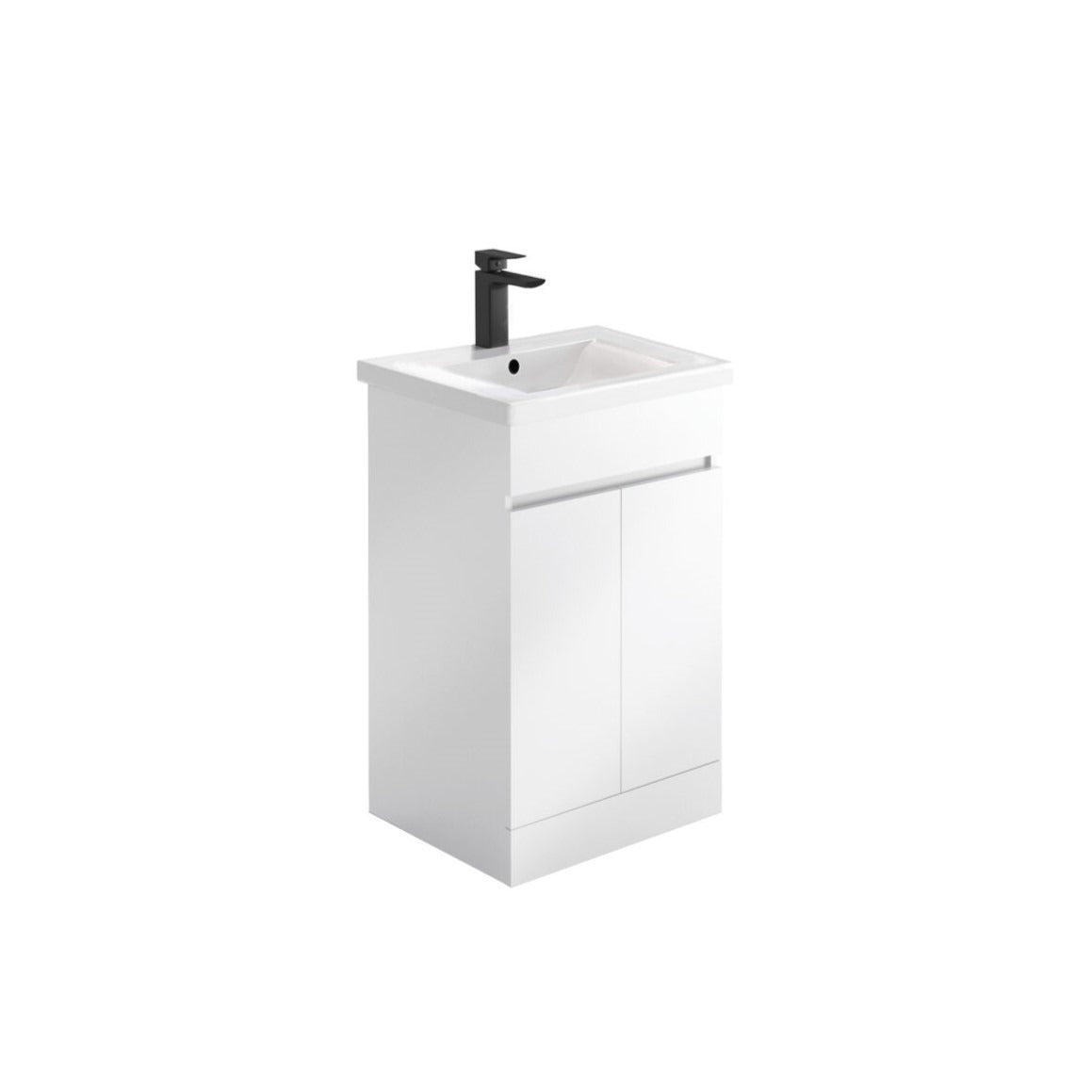 Fairford Resonance 500mm Gloss White Floorstanding Vanity Unit