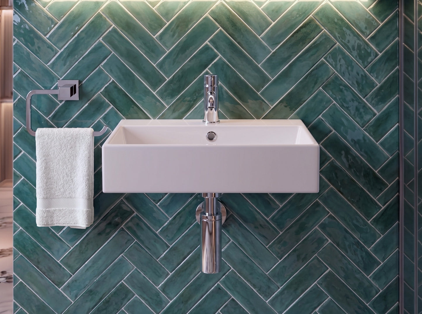 500mm 0TH Wall Hung Basin (can be drilled for 1TH)