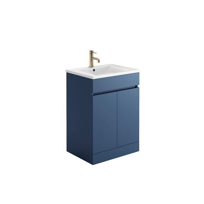 Fairford Resonance 600mm Blue Floorstanding Vanity Unit