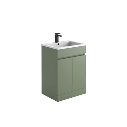 Fairford Resonance 600mm Green Floorstanding Vanity Unit