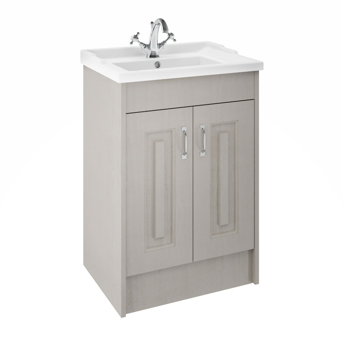 Fairford Leith 600mm Soft Grey Floor Standing Vanity Unit