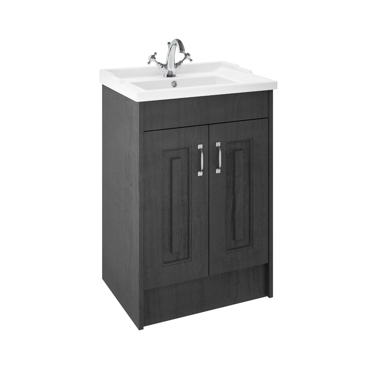 Fairford Leith 600mm Dark Grey Floor Standing Vanity Unit