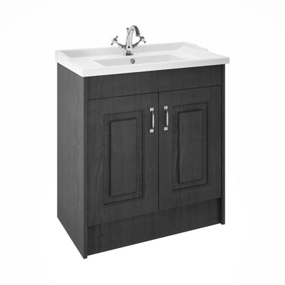 Fairford Leith 800mm Dark Grey Floor Standing Vanity Unit