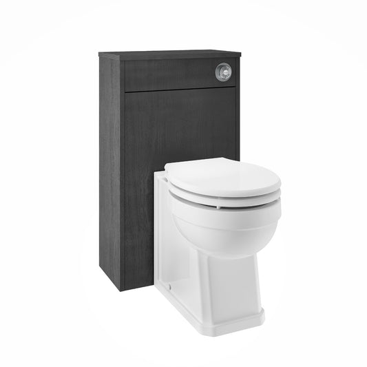 Fairford Leith 500mm Dark Grey WC Unit