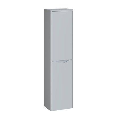 Fairford Eclipse 350mm Satin Grey Tall Storage Unit