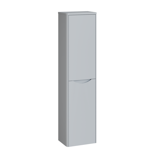 Fairford Eclipse 350mm Satin Grey Tall Storage Unit