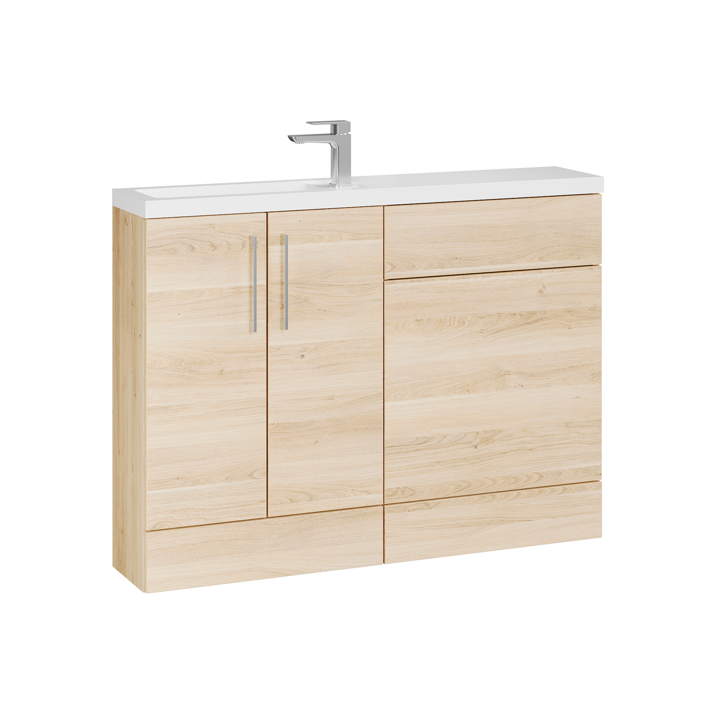 Fairford Union Light Oak 1200mm Slimline Combination Pack