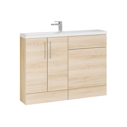 Fairford Union Light Oak 1200mm Slimline Combination Pack