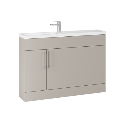 Fairford Union Style Slab Matt Stone Grey 1200mm Slimline Combination Pack
